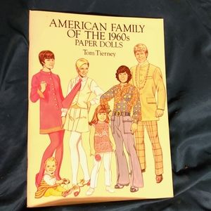 Vintage New American Family 1960s Paper Dolls